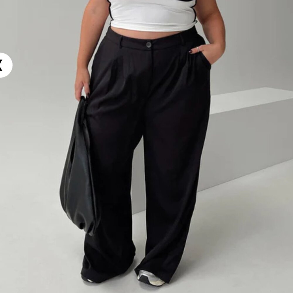 Black Trouser Pants US 14